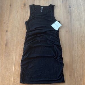 Beyond Yoga Featherweight gathered mini dress